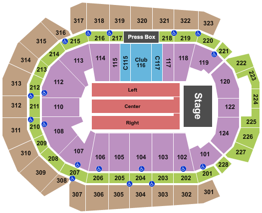 Casey's Center Adam Sandler Seating Chart